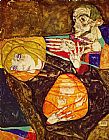 Egon Schiele The Holy Family painting